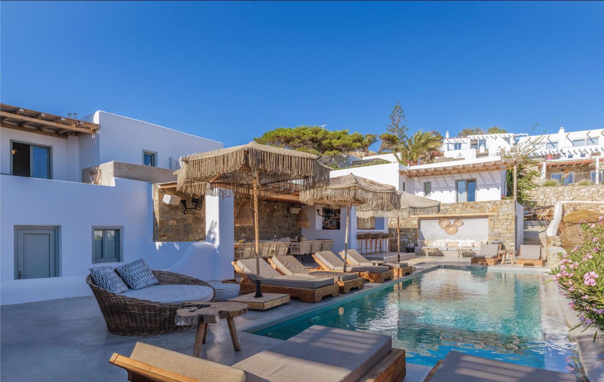 Trinity Mykonos - Beachfront Villa Platys Gialos  Ngoại thất bức ảnh