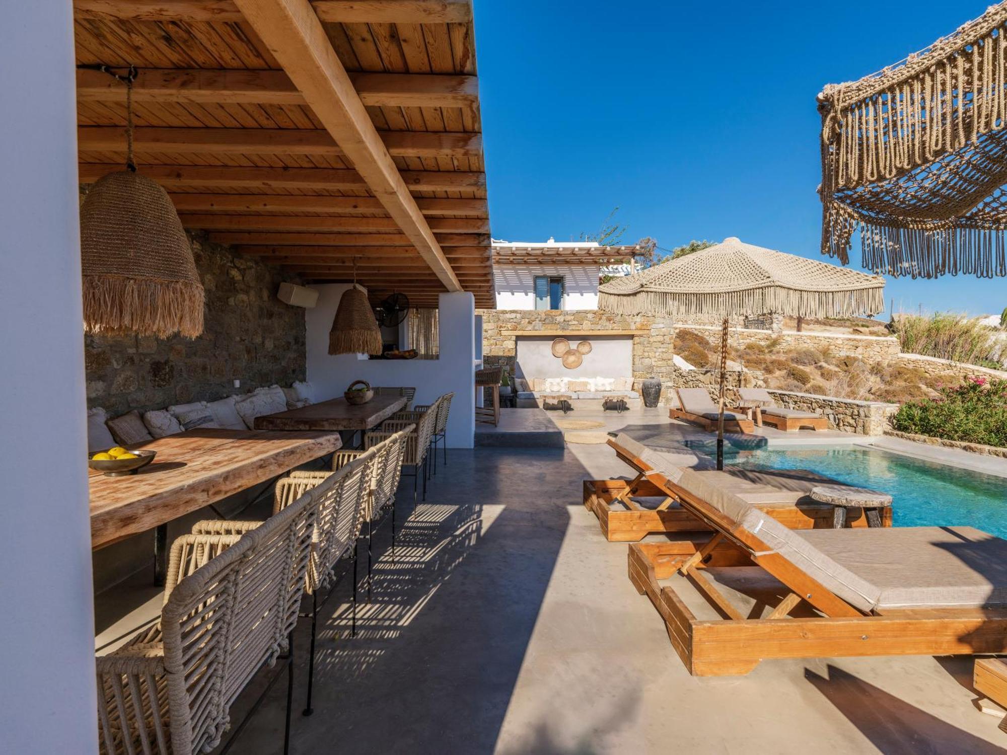 Trinity Mykonos - Beachfront Villa Platys Gialos  Ngoại thất bức ảnh