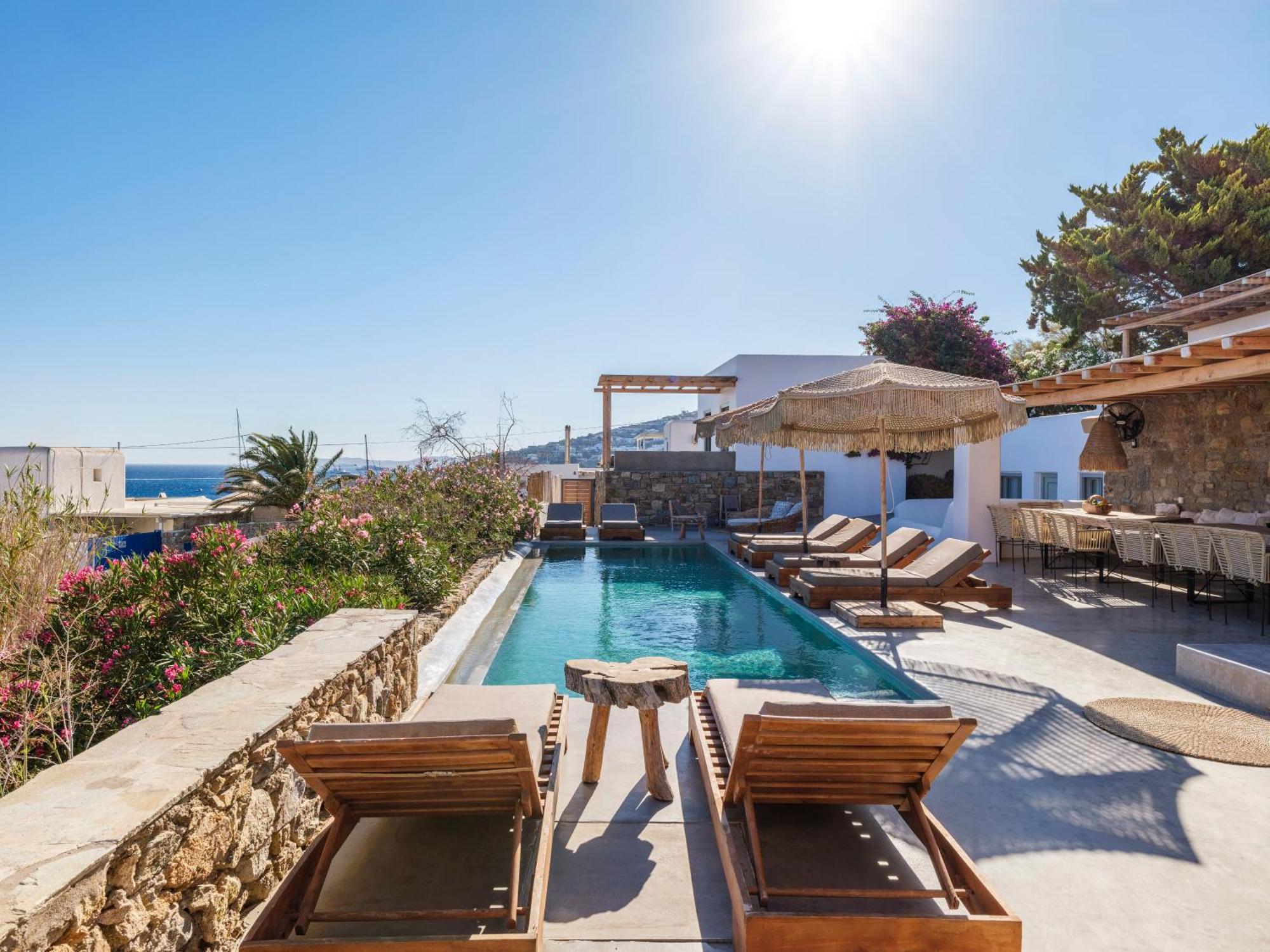 Trinity Mykonos - Beachfront Villa Platys Gialos  Ngoại thất bức ảnh
