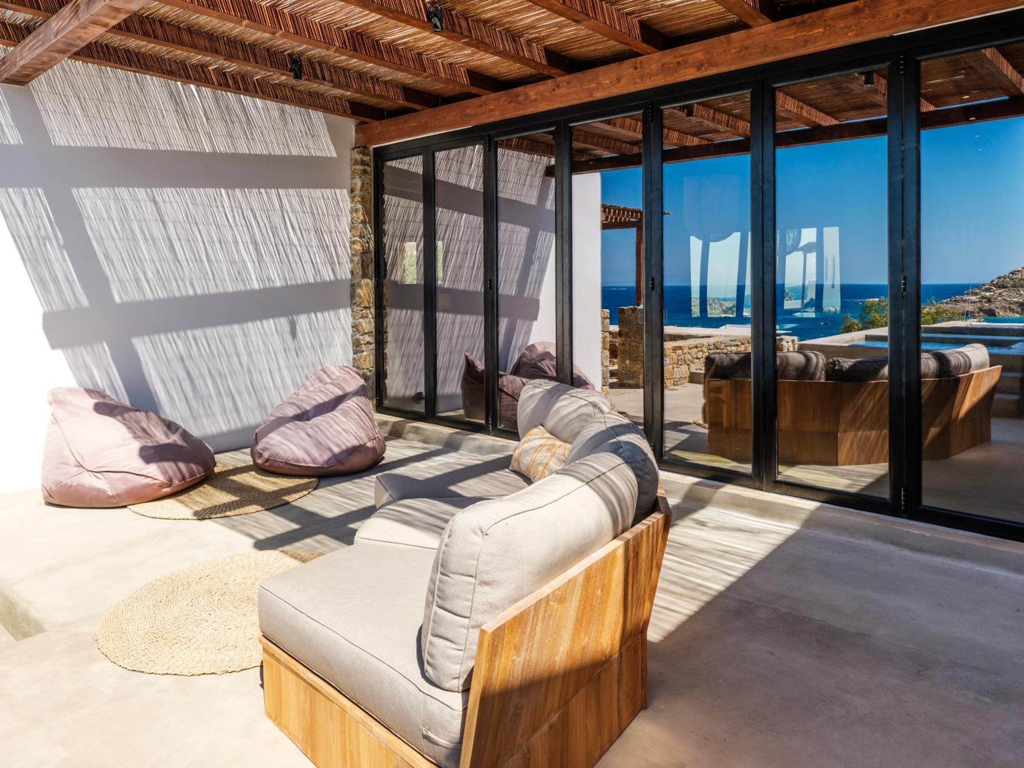 Trinity Mykonos - Beachfront Villa Platys Gialos  Ngoại thất bức ảnh