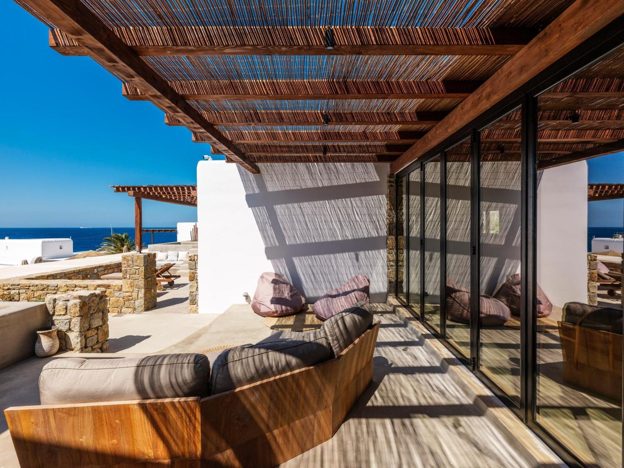 Trinity Mykonos - Beachfront Villa Platys Gialos  Ngoại thất bức ảnh