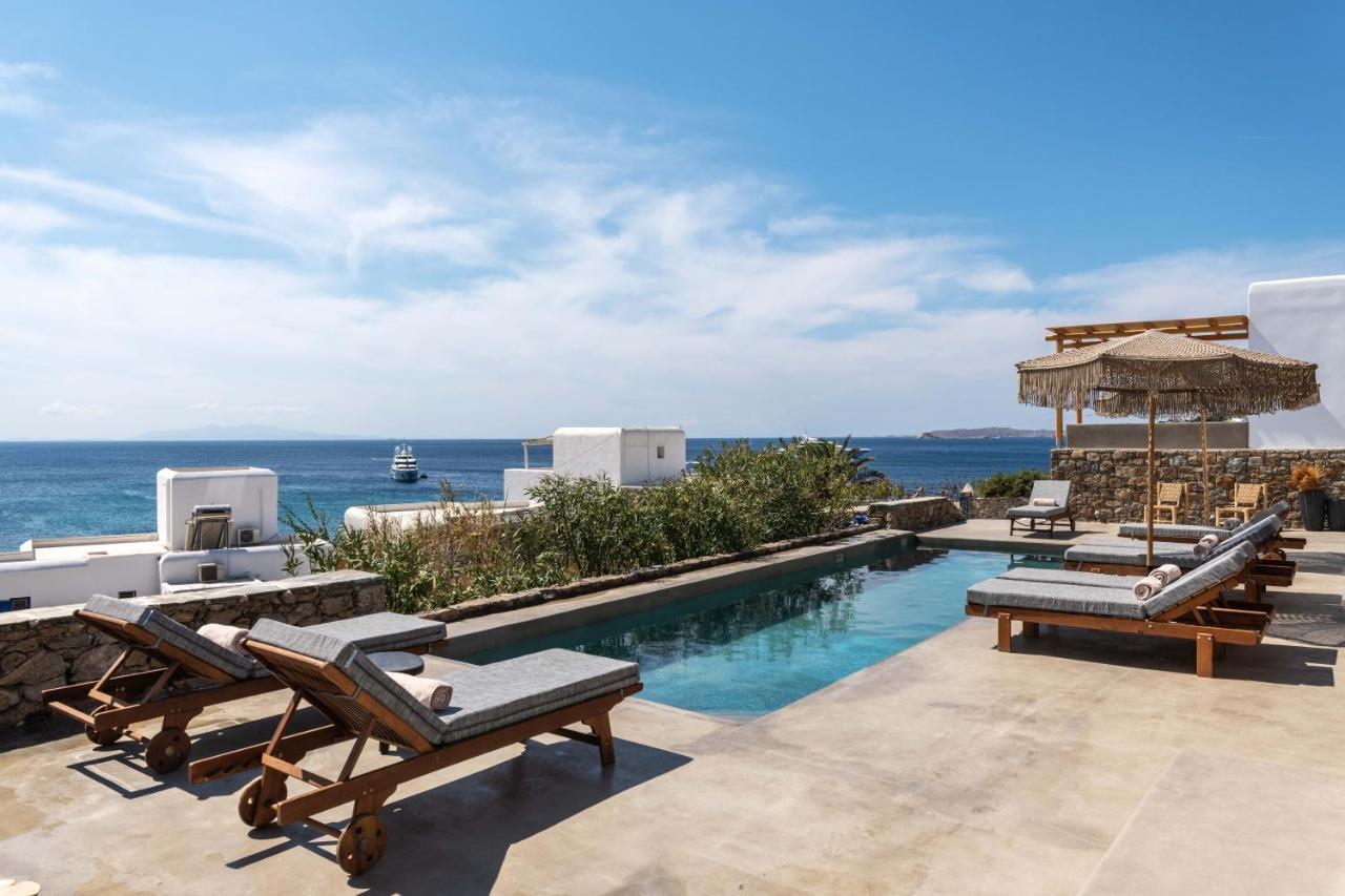 Trinity Mykonos - Beachfront Villa Platys Gialos  Ngoại thất bức ảnh