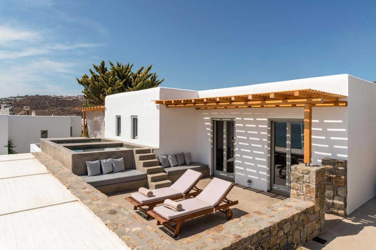 Trinity Mykonos - Beachfront Villa Platys Gialos  Ngoại thất bức ảnh