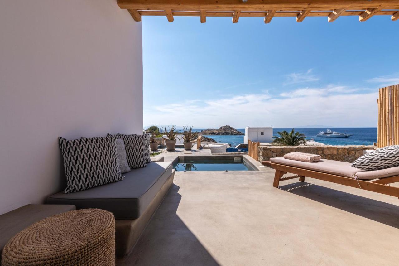 Trinity Mykonos - Beachfront Villa Platys Gialos  Ngoại thất bức ảnh