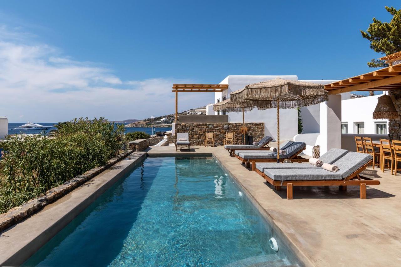 Trinity Mykonos - Beachfront Villa Platys Gialos  Ngoại thất bức ảnh